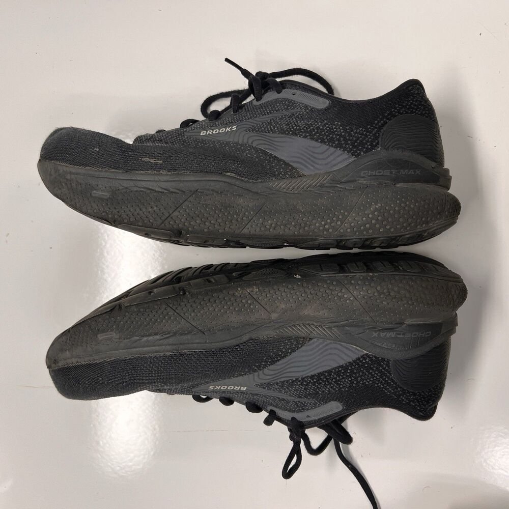 Brooks Ghost Max Shoes Mens Size 10 Extra Wide US Black Lace Up Running Sneaker - Picture 5 of 9